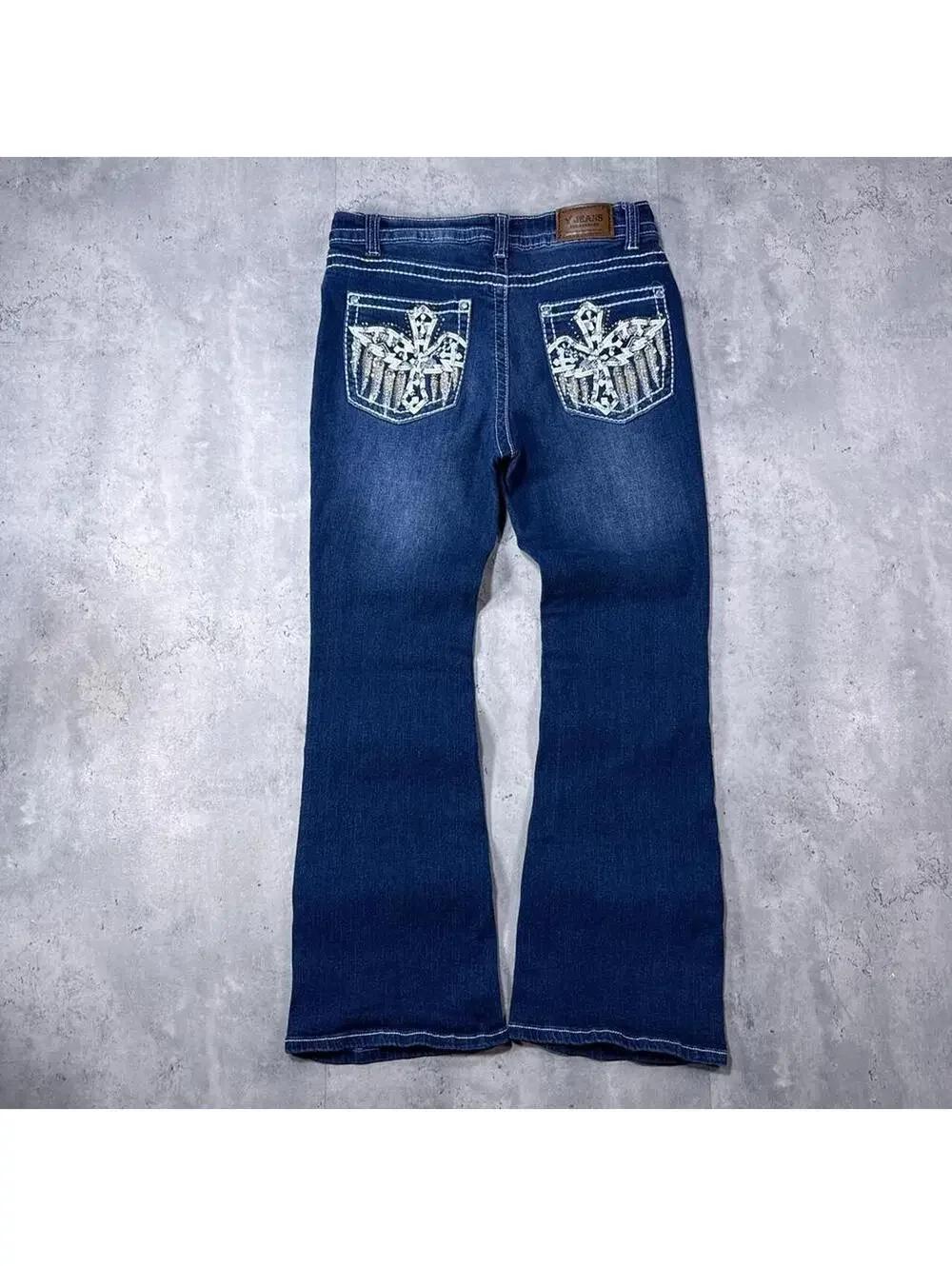 Y2K Y Jeans 00s Flared Denim Blue Jeans